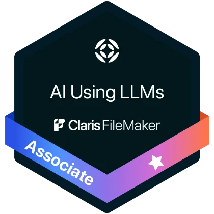 AI Using LLMs in Claris FileMaker, Associate